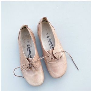 Birkenstock Tan Lace Shoes size 6.5